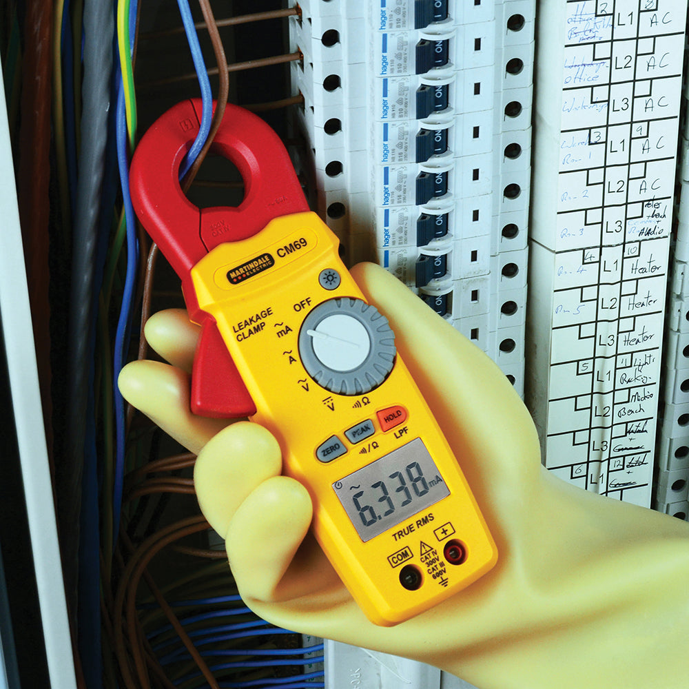 Martindale CM69 AC TRMS Earth Leakage Clamp Meter : Calibration Options Available