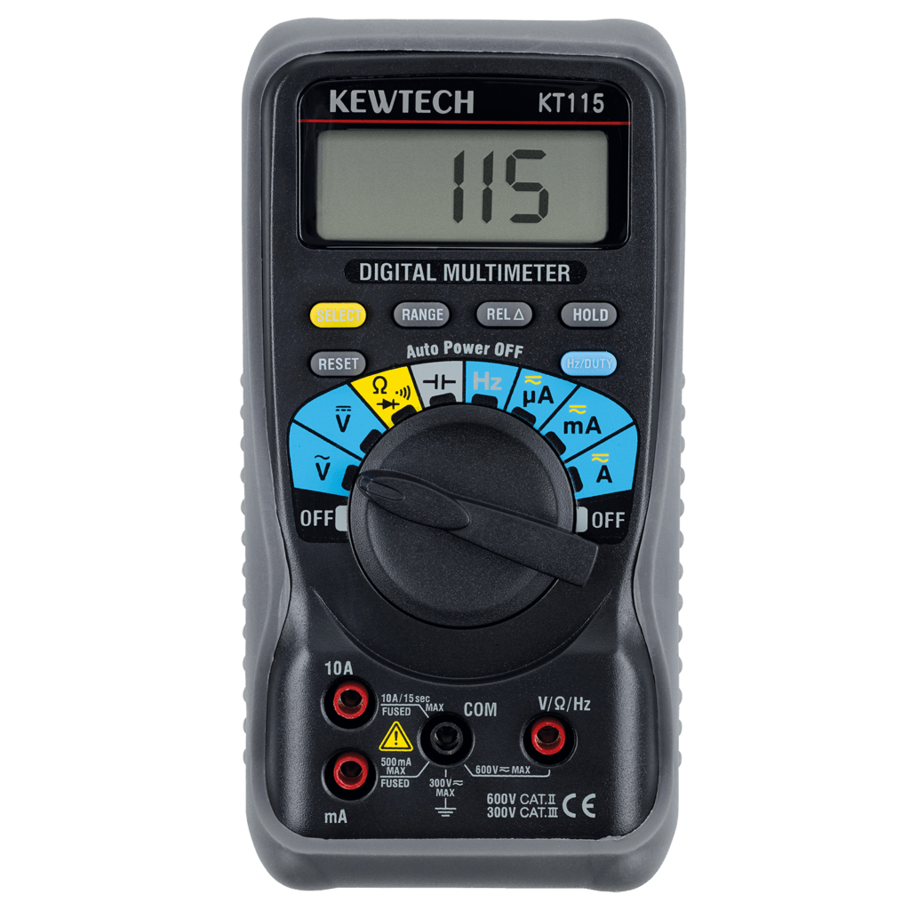 Kewtech KT115 Digital Multimeter : Calibration Options Available