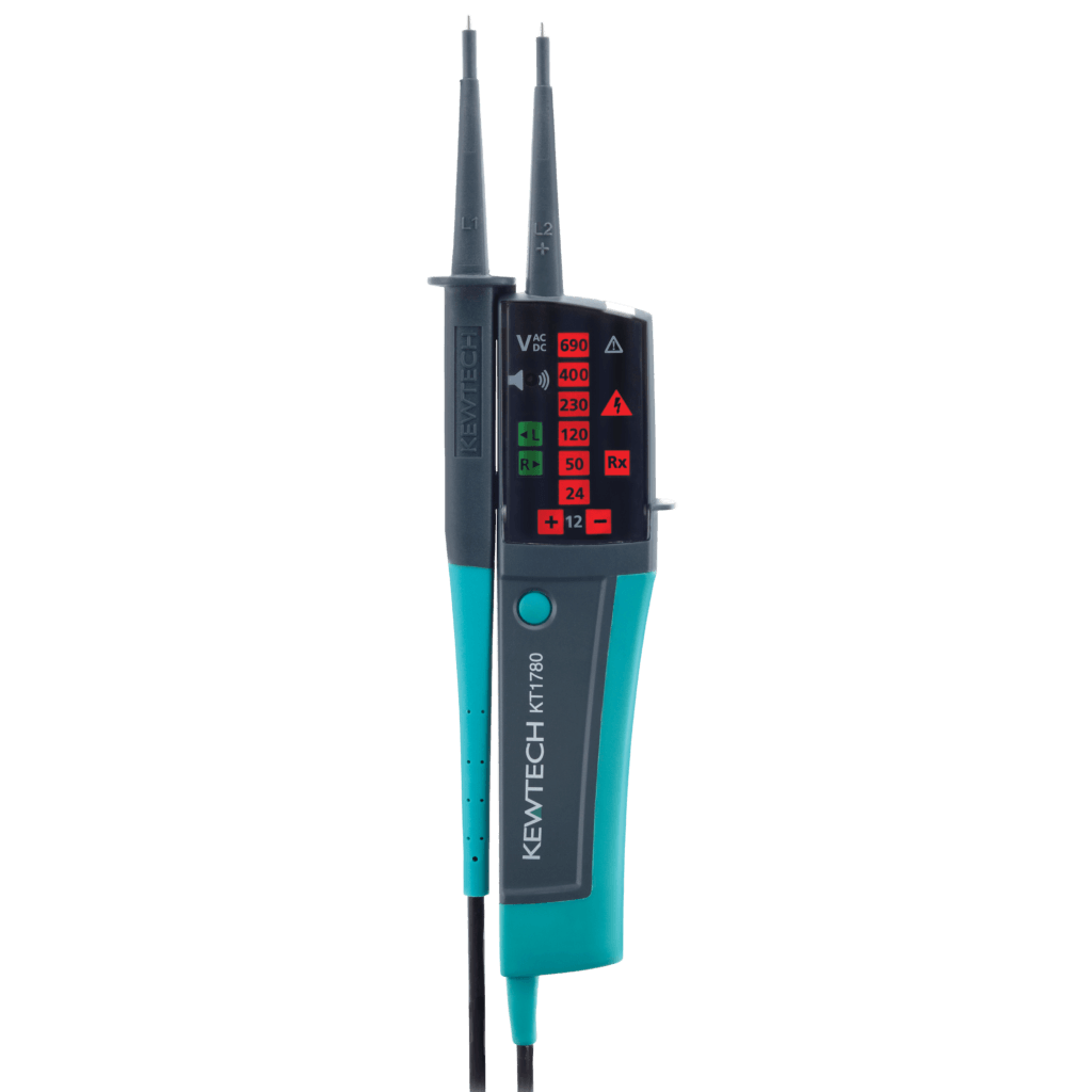 Kewtech KT1780 Two-Pole Voltage Detector : Calibration Options Available
