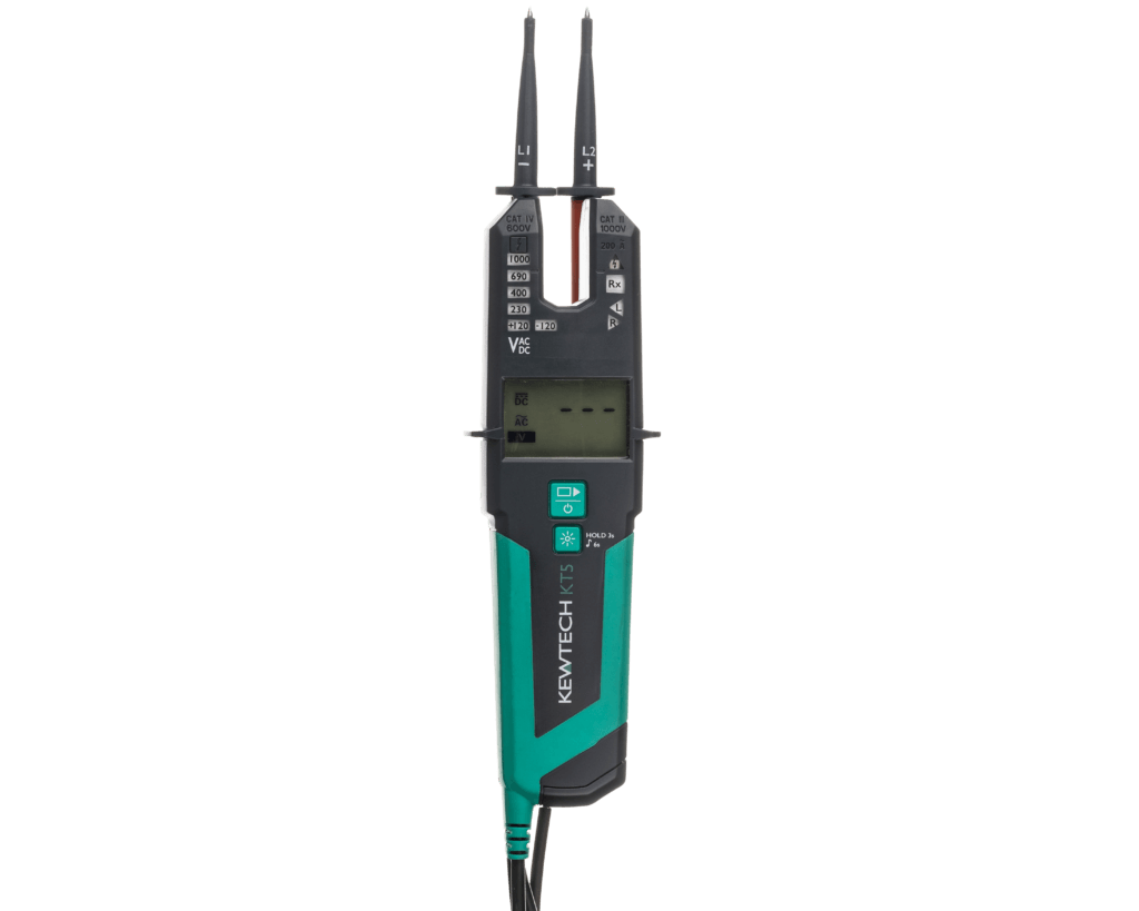 Kewtech KT5 Open Jaw Current & Voltage Tester : Calibration Options Available