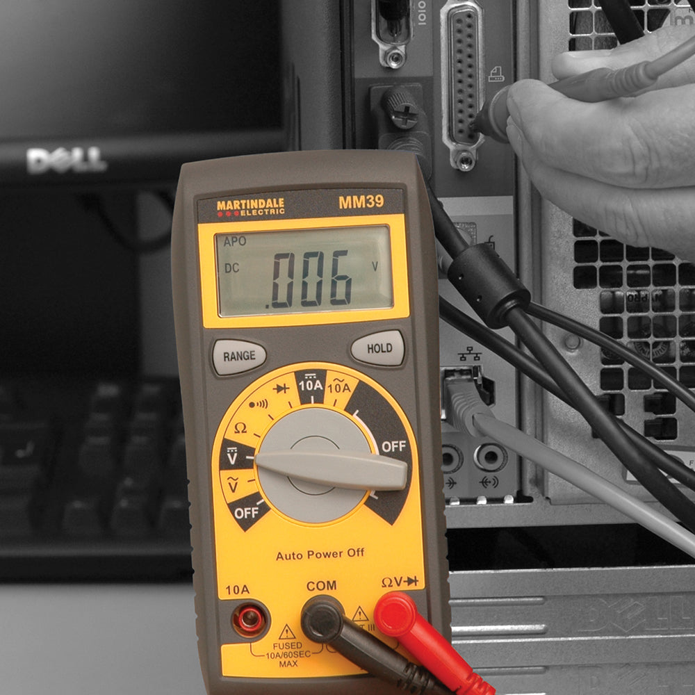 Martindale MM39 Standard Digital Multimeter – Auto Ranging : Calibration Options Available