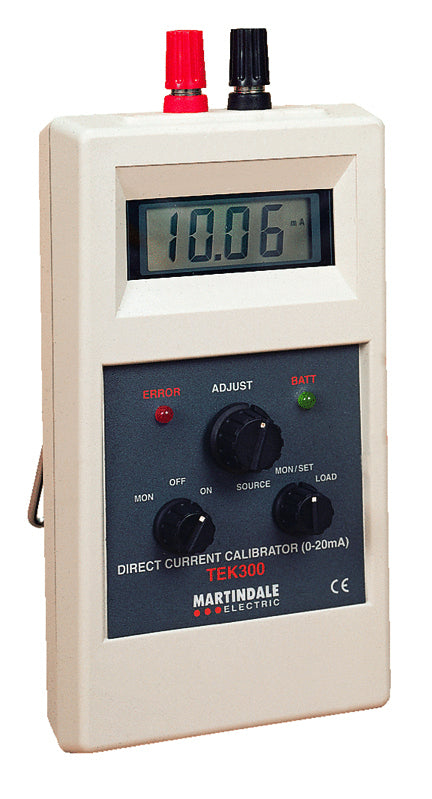 Martindale TEK300 20mA Loop Calibrator : Calibration Options Available