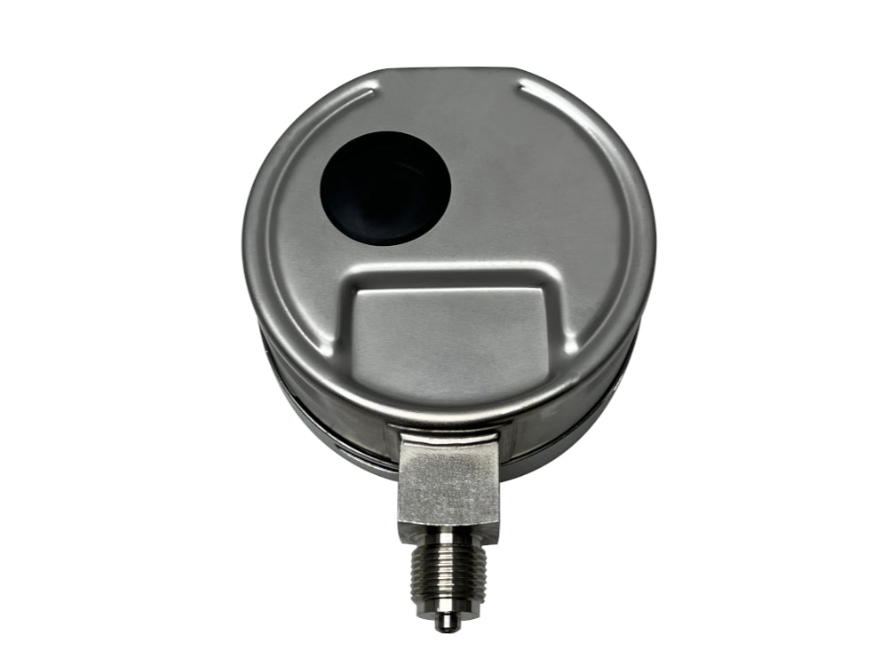 100mm Pressure Gauge 1/2" BSPP(M) Direct Mounted, Bottom Back Entry All Stainless Steel : Calibration Options Available