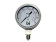 100mm Pressure Gauge 1/2" BSPP(M) Direct Mounted, Bottom Back Entry All Stainless Steel : Calibration Options Available