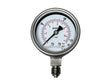 63mm Pressure Gauge ¼ BSPP (M) Direct Mounted Bottom Entry All Stainless Steel : Calibration Options Available