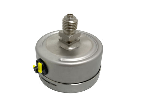 63mm Pressure Gauge ¼ BSPP(M) Direct Mounted, Centre Back Entry All Stainless Steel : Calibration Options Available