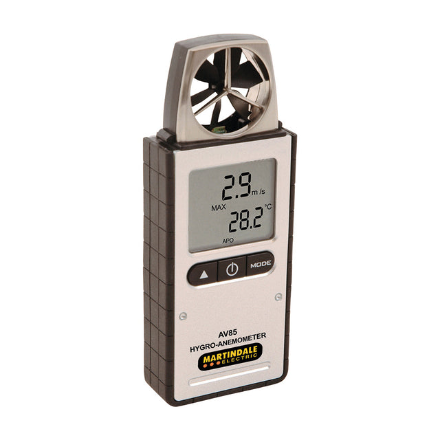 Martindale AV85 Hygro-anemometer : Calibration Options Available