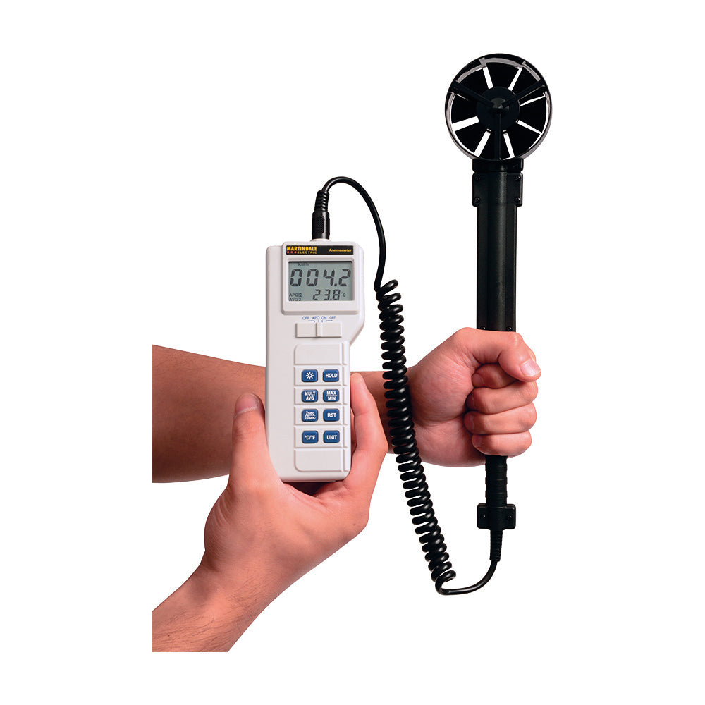 Martindale AV90 Vane Anemometer with External Probe : Calibration Options Available