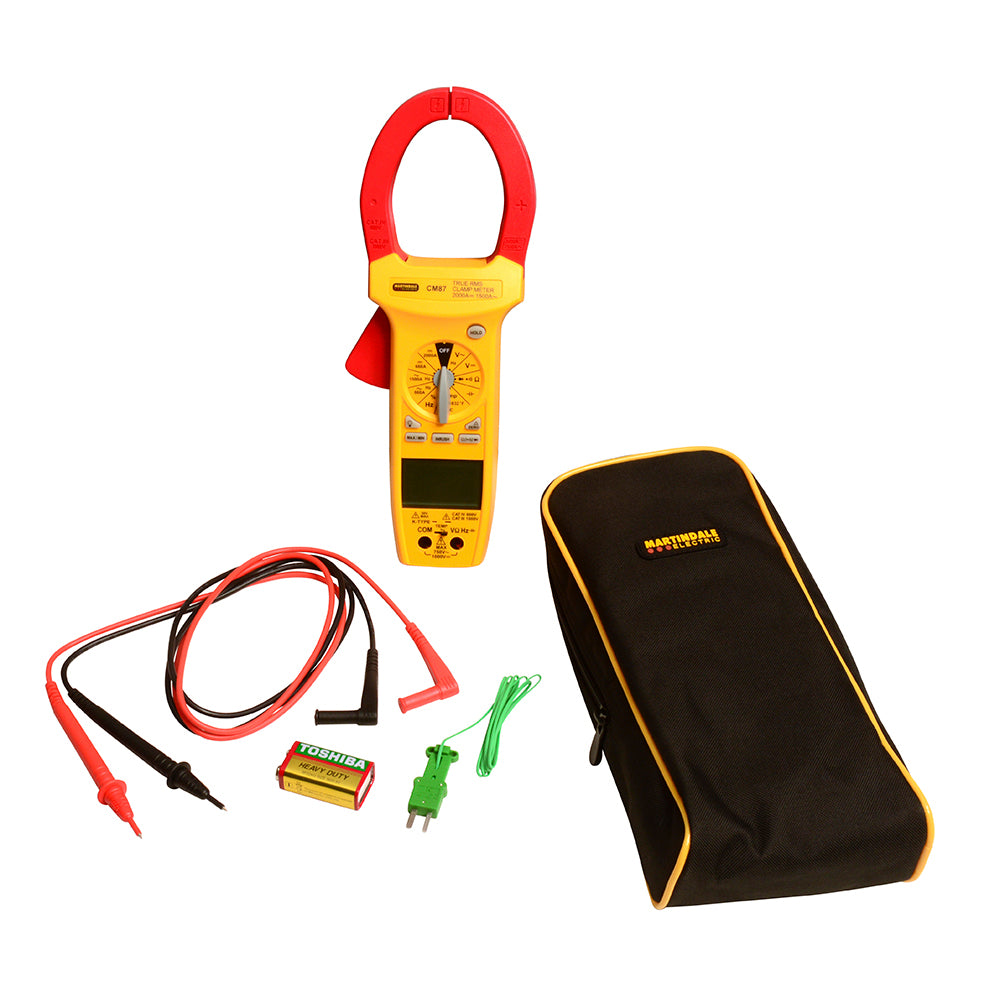 Martindale CM87 2000A AC/DC True RMS Clamp Meter : Calibration Options Available