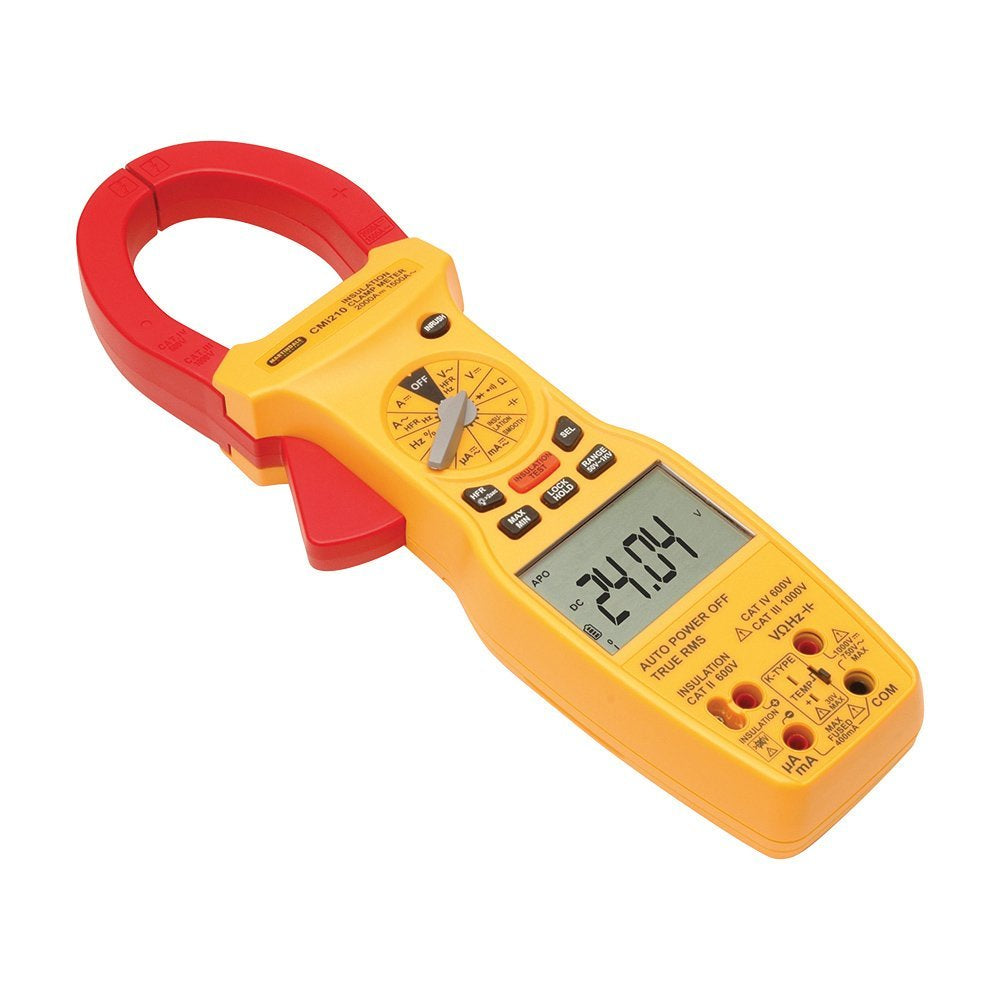 Martindale CMi210 AC/DC TRMS Insulation Clamp Meter : Calibration Options Available