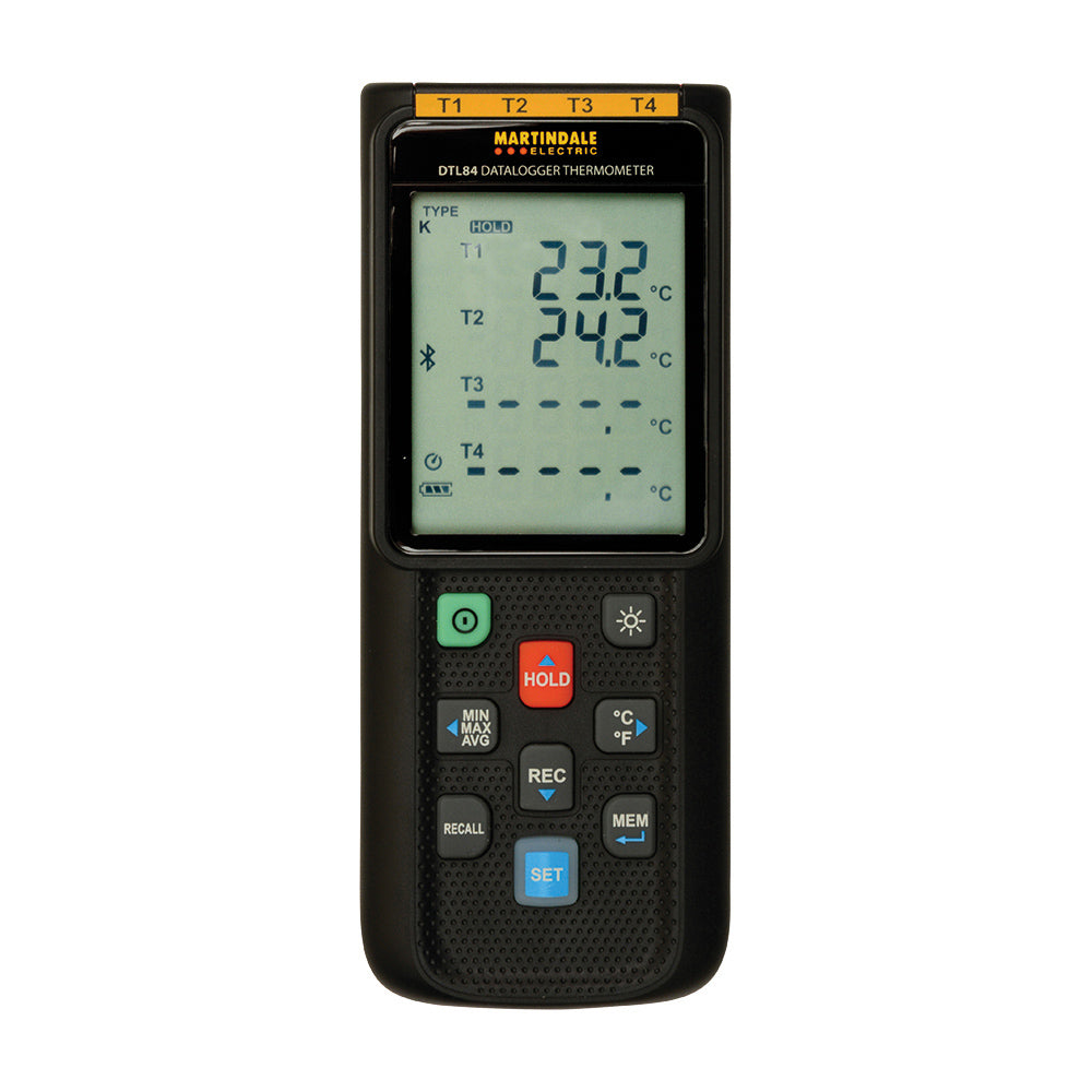 Martindale DTL84 Multi-input Data Logging Thermometer : Calibration Options Available