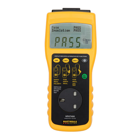 Martindale HPAT400 Pass/Fail PAT Tester : Calibration Options Available