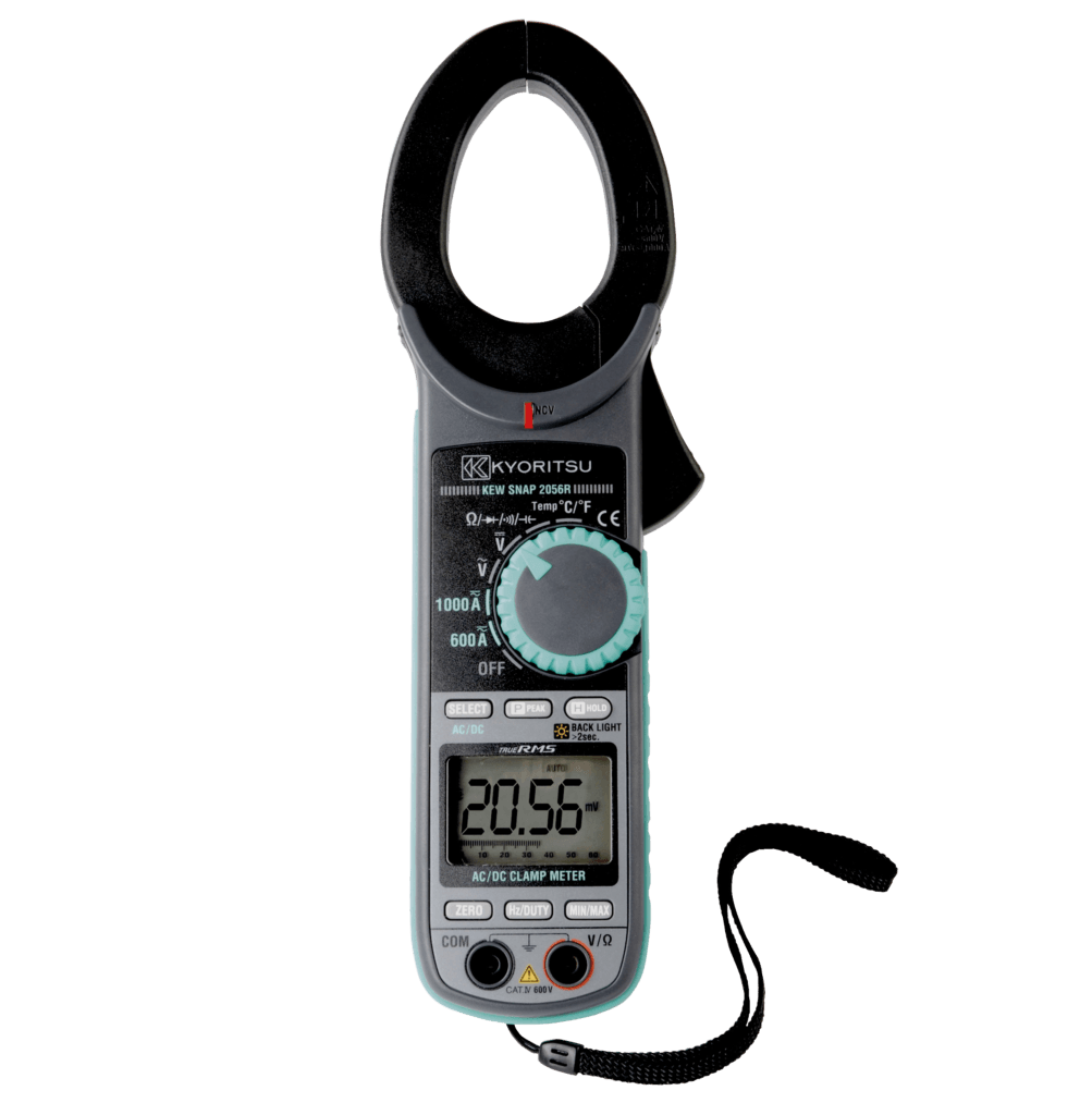 Kewtech KEW2056R True RMS 1000A AC/DC Clamp Meter with Free Calibration Certificate : Calibration Options Available