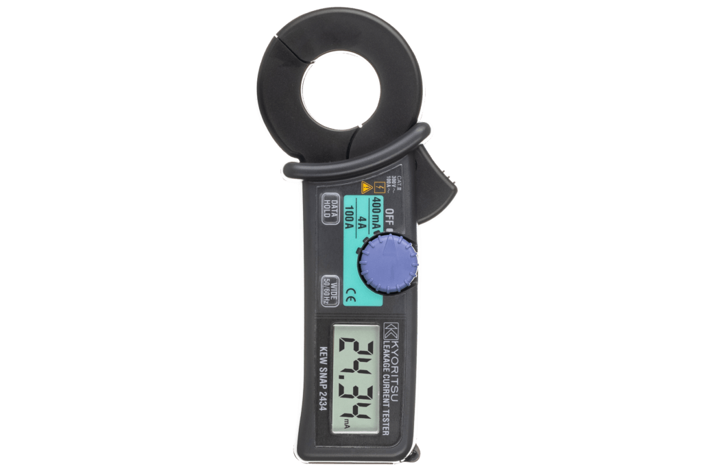 Kewtech KEW2434 Earth Leakage Clamp Meter : Calibration Options Available