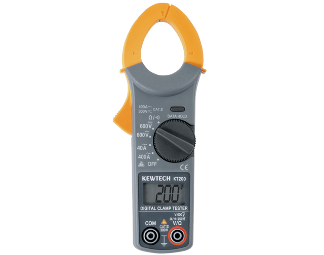 Kewtech KT200 Digital AC Clamp Meter : Calibration Options Available