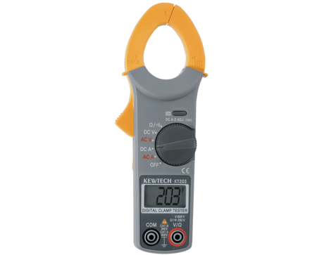 Kewtech KT203 400 Amp AC/DC Clamp Meter : Calibration Options Available