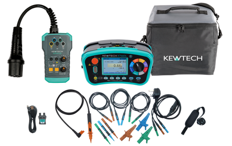 Kewtech KT66DL 12-in-1 Multifunction Tester & EVSE Adapter : Calibration Options Available