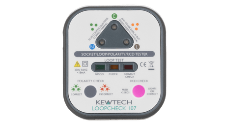 Kewtech Loopcheck 107 Socket Tester : Calibration Options Available