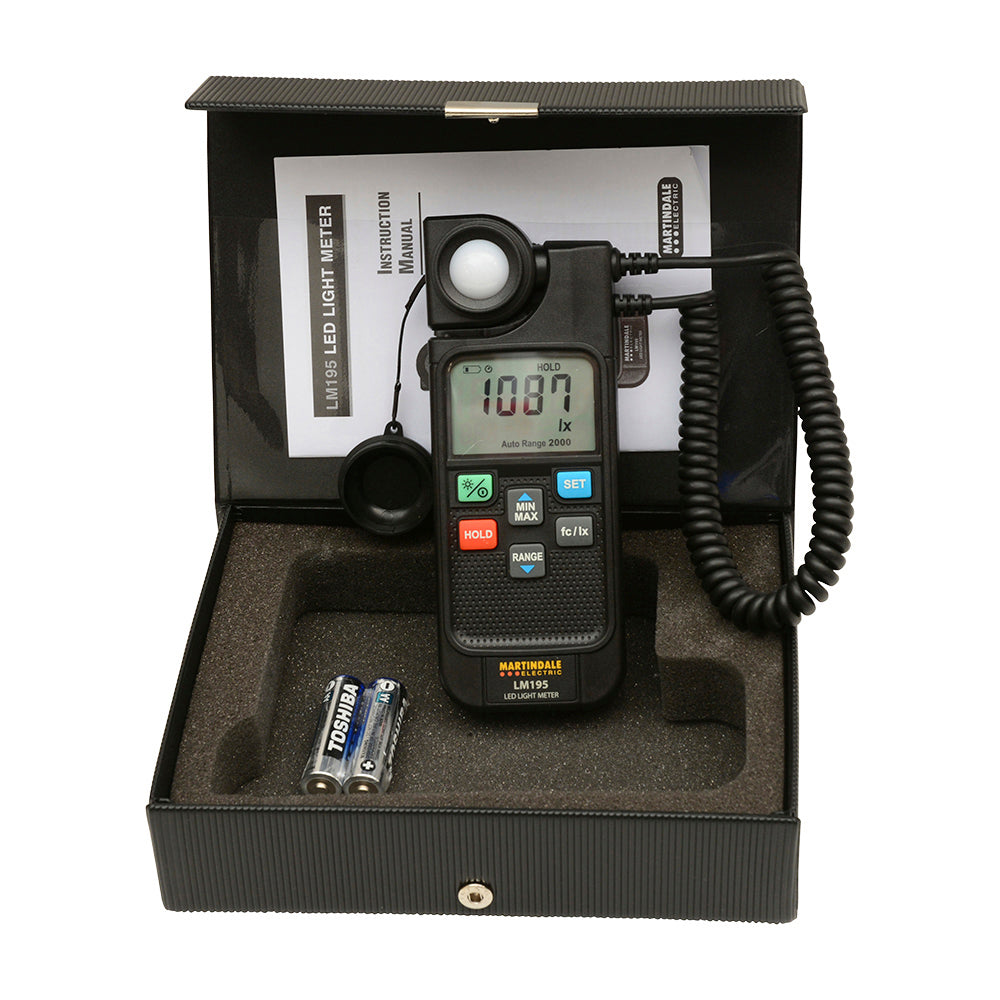 Martindale LM195 LED Light Meter : Calibration Options Available