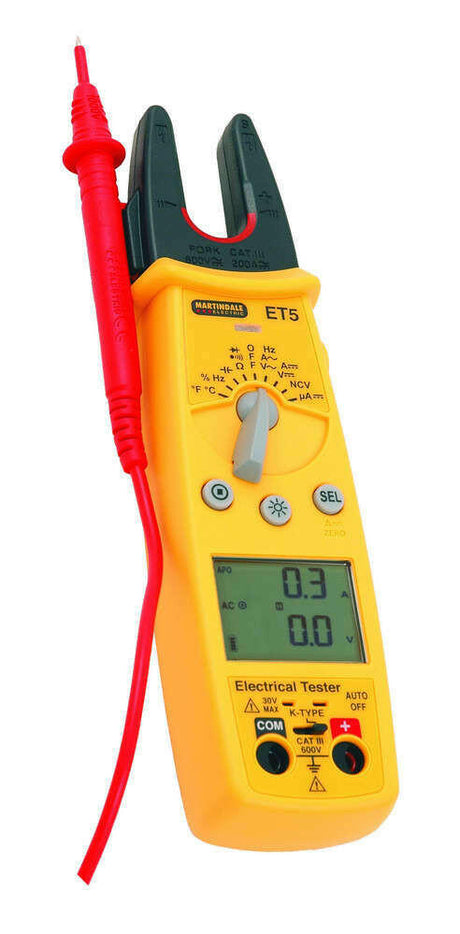 Martindale ET5 200A AC/DC Electrical Tester : Calibration Options Available