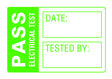 Martindale LAB1 Small PASS PAT Test Labels : Calibration Options Available