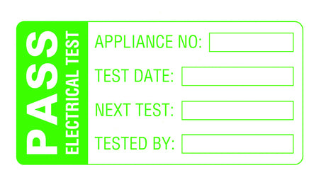 Martindale LAB2 Large PASS PAT Test Labels : Calibration Options Available