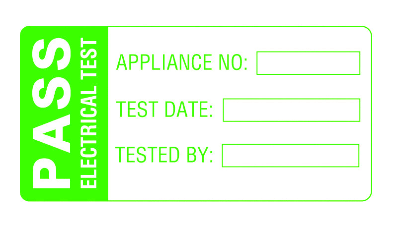 Martindale LAB3 Large PASS PAT Test Labels : Calibration Options Available