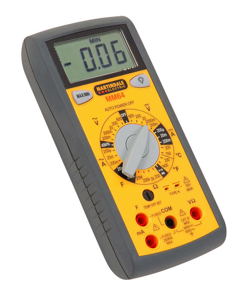 Martindale MM64 Digital Multimeter : Calibration Options Available