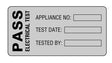 Martindale POLY2 High Quality PASS PAT Test Labels : Calibration Options Available