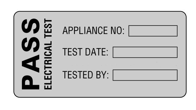 Martindale POLY2 High Quality PASS PAT Test Labels : Calibration Options Available