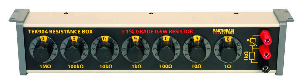 Martindale TEK904 Enhanced Decade Resistance Box : Calibration Options Available