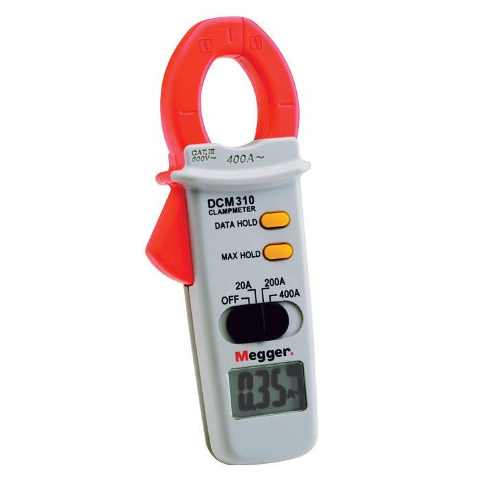 Megger DCM310 Digital Clamp Meter : Calibration Options Available