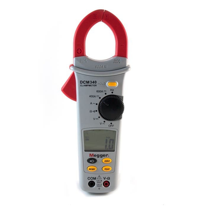 Megger DCM340 Digital Clamp Meter : Calibration Options Available