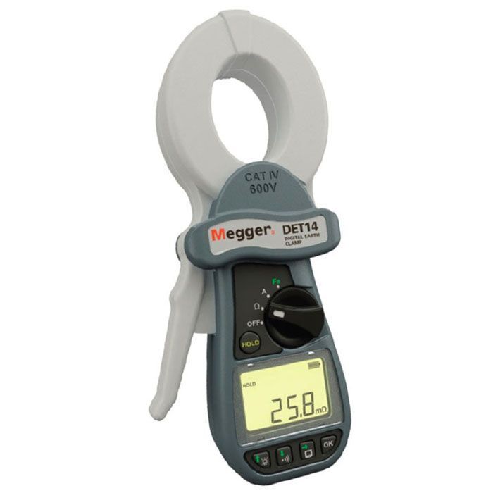 Megger DET14C Earth Resistance Clamp Tester : Calibration Options Available