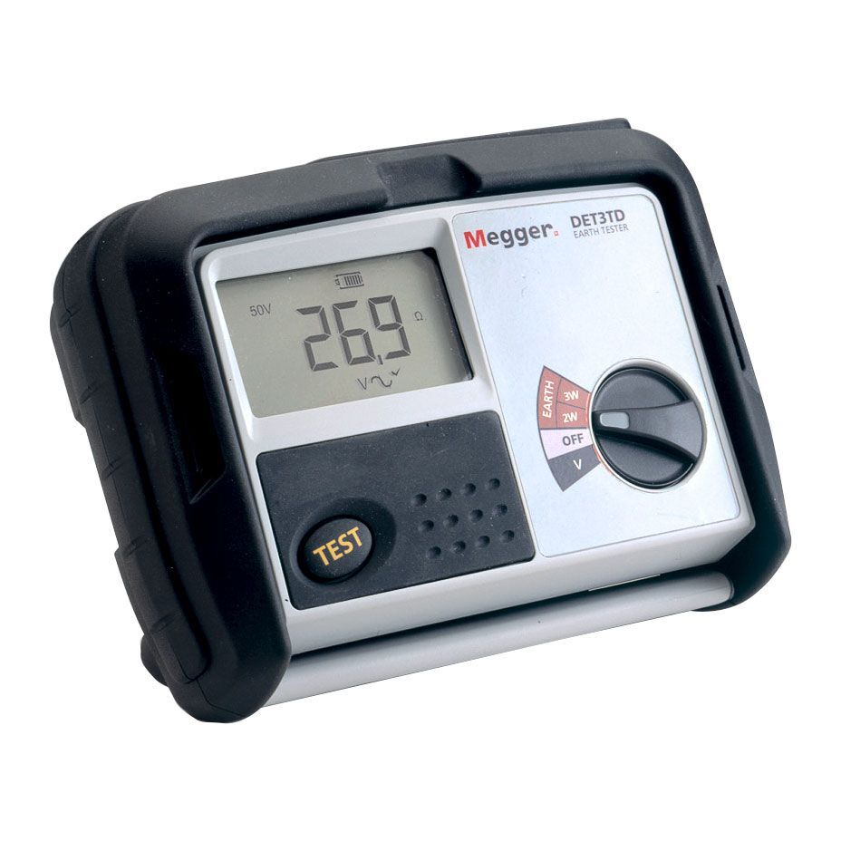 Megger DET3TD Digital Earth Testing Kit : Calibration Options Available