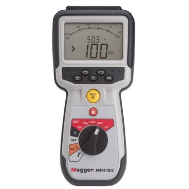 Megger MIT410/2 Insulation Tester : Calibration Options Available