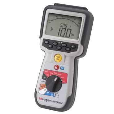 Megger MIT420/2 Insulation Tester : Calibration Options Available