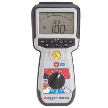 Megger MIT430/2 Insulation Tester with Bluetooth : Calibration Options Available