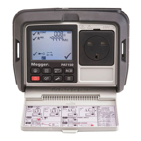 Megger PAT150R Rechargeable Pat Tester : Calibration Options Available